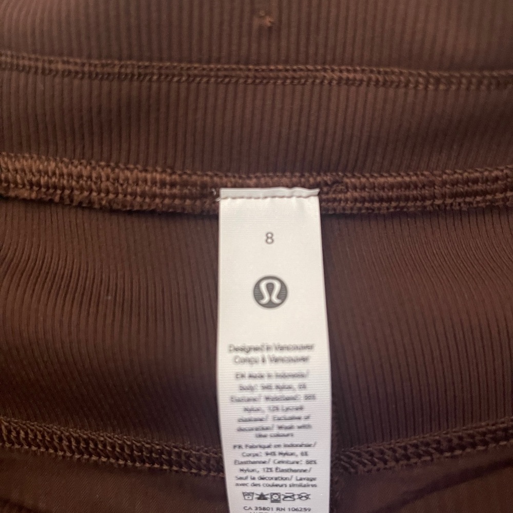 lululemon Dance Studio Mid-Rise Pant Regular 8 Lava Cake Brown NWT - Picture 4 of 9